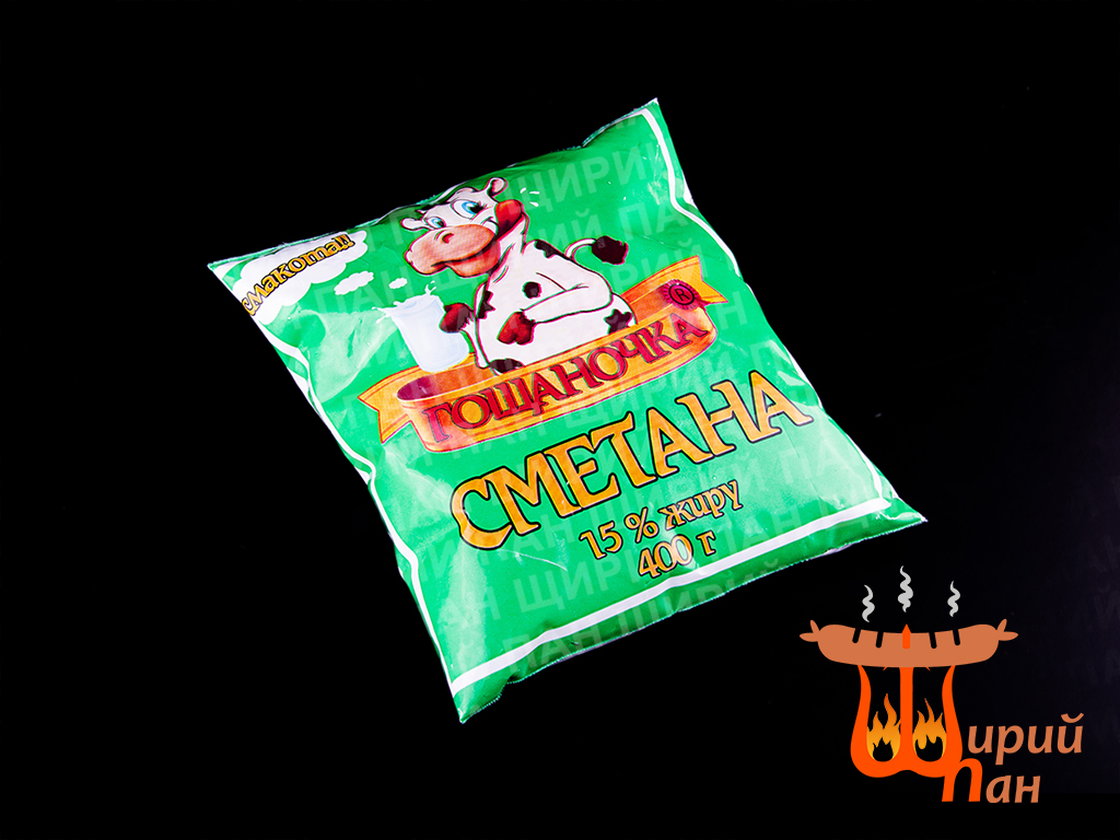 Сметана 15%, пакет 