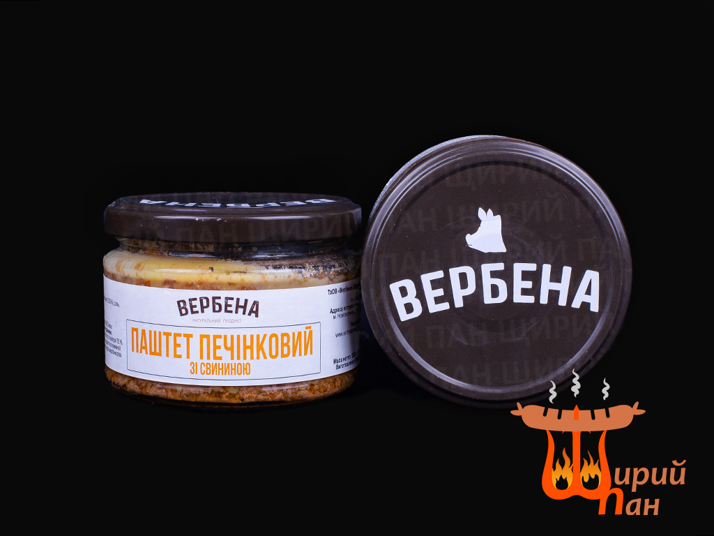 Паштет печінковий зі свининою (0,2)