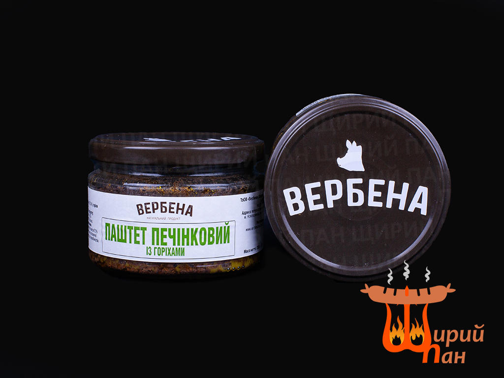 Паштет печінковий із горіхами (0,2)